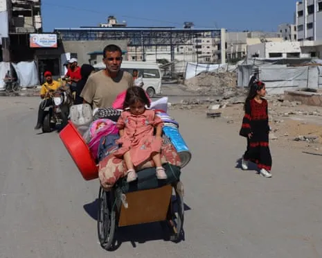 Fleeing from Death to Death: Gaza City Civilians Face Heart-Wrenching Choice